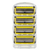 Gillette Fusion5 náplne do žiletiek Gillette 4 ks. (4X ČEPEĽOVÉ VLOŽKY NOŽE PRE GILLETTE PROSHIELD MACHINE CLEAR)