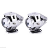MurNox LED - Univerzálne strieborné prídavné motocyklové svetlá - pár