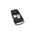 Střední kryt Nokia C2-03 Chrome Black černý