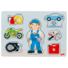Goki Puzzle na doske Automechanik, 8 ks