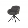 AUTRONIC Jedálenská stolička, sivá, látka, DCH-Y1143 GREY2