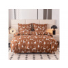 Textilomanie Obliečky z mikrovlákna WHITE DEER hnedé Rozmer obliečky: 2 ks 70 x 90 cm | 200 x 220 cm
