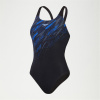Speedo Womens HyperBoom Placement Muscleback Black/Blue 8 (XS)