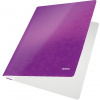 Leitz Wow A4 rýchloviazač laminovaný kartón purpurový