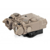 FMA AN/PEQ-15A DBAL-A2 LED svietidlo s červeným / IR laserom (RIS) - Deser