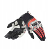 Motocyklové rukavice Dainese Mig 3 Bielo/Červené M