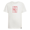 Detské Tričko s krátkym rukávom ADIDAS J FOOTBALL T KA0546 – Biela