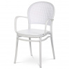 Autronic Jedálenská stolička, biela, plast, CT-746 WT
