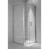 Jika Cubito Pure - Pevná stena, strieborný lesklý profil, 900 mmx1950 mm ? sklo transparentné, 6 mm, držadlá chróm H2972420026681