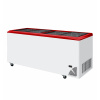 TEFCOLD Pultová mraznička prosklené rovné víko | ARO 701/2 Red Edge