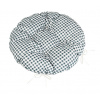 Bellatex Sedák BERTA kulatý prošívaný, Kostička šedá - průměr 40 cm