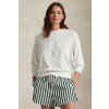 Bavlnený sveter Polo Ralph Lauren Wimbledon Collection biela farba, 211970430 XS