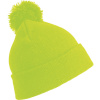 Result Headwear Čepice s bambulí RC 028X, pletená COT28028X03099-fluorescent UNI Žlutá fluorescent