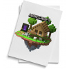 CUKROVÝ VÝTLAČOK OBLÁTOK POSTAVA CUKROVÁ HMOTA A4 – PIXELY HRÁ HRÁČI KOCKY