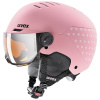 UVEX Rocket Junior Visor, pink confetti mat, 54-58 cm, 4043197340739, 5662635005
