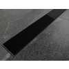 BESCO Odtokový žľab VIRGO BLACK Rozmer A - 90 cm ZLOL90VBL