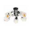 BERGE LED stropná lampa LOFT - 5xE27 - CUBE WHITE