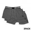 Trenírky Horsefeathers Dynasty 3 Pack heather anthracite L - Odosielame do 24 hodín