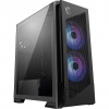 MSI skříň MPG VELOX 300R AIRFLOW PZ/ bez zdroje/ temperované sklo/ 2x 160mm fan/ 1x 120mm fan/ 2x USB/ 1x USB-C/ černá 306-7G27R21-JA4