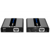 PremiumCord 4Kx2K@60Hz HDMI2.0 extender na 50m přes jeden kabel Cat6/6a/7 s lokálním HDMI výstupem