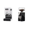 Gaggia Classic E24, white + Eureka Mignon Silenzio 55, CR black