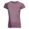 Dámske funkčné tričko Ortovox 120 COOL TEC FAST UPWARD TS - fialová L