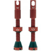 Bezdušové ventily Peaty X Chris King (Mk2) Red Tubeless Valves 42 mm uni
