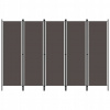vidaXL 5-panelový paraván antracitový