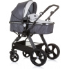 CHIPOLINO Kočárek kombinovaný HAVANA 2v1 Silver Grey