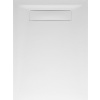GELCO ELEA 120 x 80cm sprchová vanička obdĺžniková nízka, profilovaná, liaty mramor, biela, PEL12080