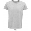 SOL´S CRUSADER / Pánske tričko z bio bavlny - grey melange 5XL