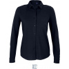 NEOBLU 3791 BASILE WOMEN / Dámska piqué košeľa s dlhým rukávom - night blue L