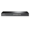 TP-LINK TL-SF1016 16-port 10/100M Switch, 16x 10/100M RJ45 ports, 1U 19-inch rack-mountable steel ca