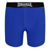Lonsdale 2 Pack Boxer Shorts Junior Blue/Black 9-10 rokov