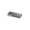 Zyxel GS1350-6HP, 6 Port managed CCTV PoE switch, long range, 60W, 802.3BT GS1350-6HP-EU0101F
