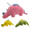 Wiky Dinosaurus plyšový 30cm - ružová