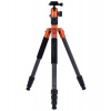 Rollei Stativ C5i Karbon/ 22610/ Zátěž 8kg/ Vytažený 157,5 cm/ Karbon/ Oranžový (22692)