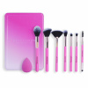 Sada štetcov na make-up Revolution Make Up The Brush Edit Ružová 8 Kusy