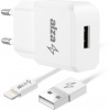 AlzaPower Smart Charger 2.1 A biela + Core Lightning MFi (C189) 1 m biely APW-CC110-CBMFI18911W