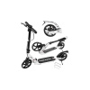 Skladacia bielo-čierna detská kolobežka, MX__5900779957695