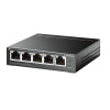 TP-LINK TP-Link TL-SG105MPE sieťový prepínač L2 Gigabit Ethernet (10/100/1000) Podpora napájania cez Ethernet (PoE) Čierna (TL-SG105MPE)