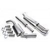 TATechnix Nerezový výfuk 2x76mm VW Golf 3 (1H)