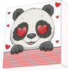 Diamantové maľovanie Dotzies Diamantové maľovanie - Zamilovaná panda (4895225928323)