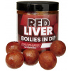 Boilies v dipu Starbaits Boilies In Dip Red Liver 150g - 24 mm