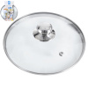Sklenená pokrývka pr. 28 cm s nerezovým úchytom - ORION