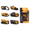 Autíčka stavebné Volvo Construction Edition Majorette s pohyblivými časťami 7,5 cm dĺžka 3 druhy 2 varianty