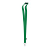 Lanyard z RPET 2 cm , Grey Farba: Green