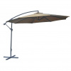 ROJAPLAST Slnečník bočný ø 350 cm, hnedý ROJAPLAST 601/8