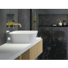 Besco ASSOS Umývadlo na dosku 520x410x170mm, liaty mramor, Biela KEASSNDW