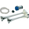MARCO TT2-M Lodná dvojtrúba s kompresorom 12V TT2-M Twin plastic chromed horns 134 040 12